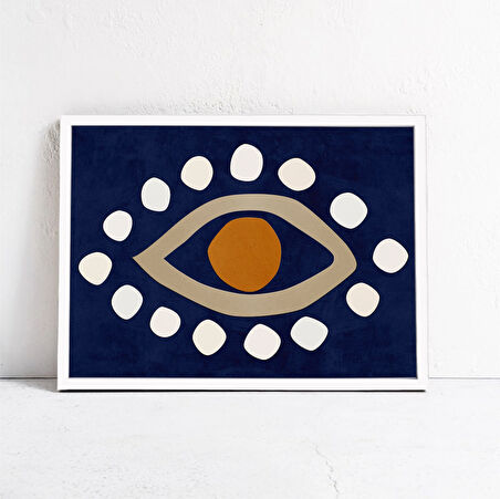 İskandinav Boho Sanatı: Soyut göz, Eklektik Sanat Duvar Sanatı, Sanat