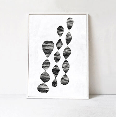 Büyük Sanat, Modern Duvar Dekoru, Siyah Beyaz