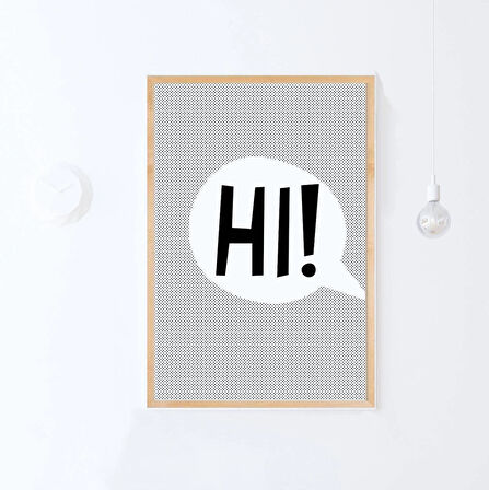 Merhaba Poster, Çocuklar, Merhaba Çocuk Odası Duvar Dekoru Duvar Sanatı