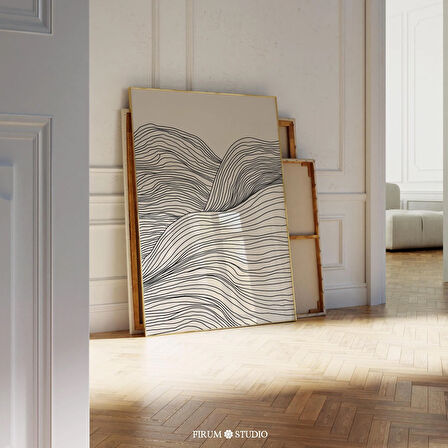 Minimalist Çizgiler Sanatı, Nötr Bej, Bej Sanatı