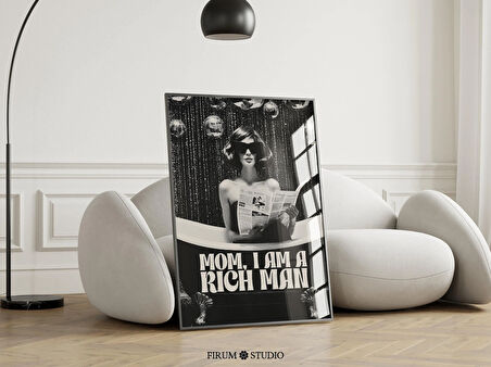 Anne Ben Zengin Bir Adamım Duvar Sanatı, Kadınların Güçlenmesi Trend Sanatı