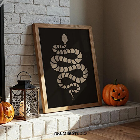 Nötr Yılan Cadılar Bayramı Sanatı, Ürkütücü Daire Dekoru