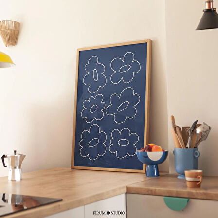 Tuhaf Çiçek Desenli Sanat