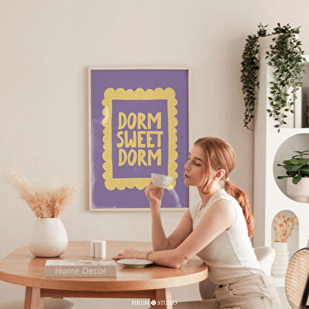 Yurt Tatlı Yurt Renkli Duvar Sanatı