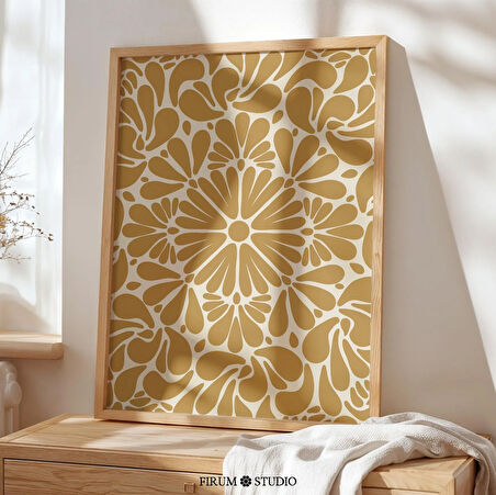 Boho Hardal Sarısı Çiçek Sanatı