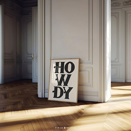 Merhaba Batı Dekoru, Kovboy Estetiği, Duvar Sanatı, Kovboy Duvarı