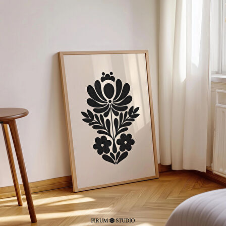 İskandinav Bej ve Siyah Halk Sanatı