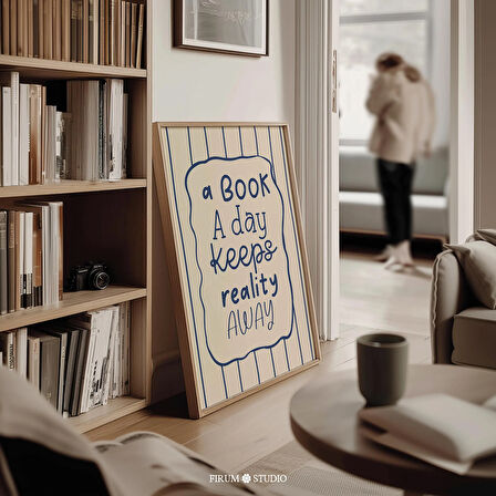 Günde Bir Kitap Gerçekliği Uzak Tutar Poster