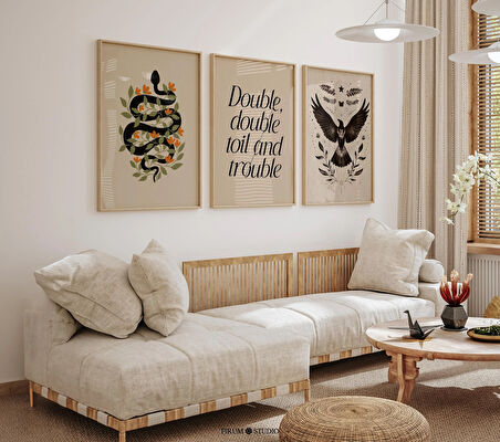 3'lü Nötr Cadılar Bayramı Seti