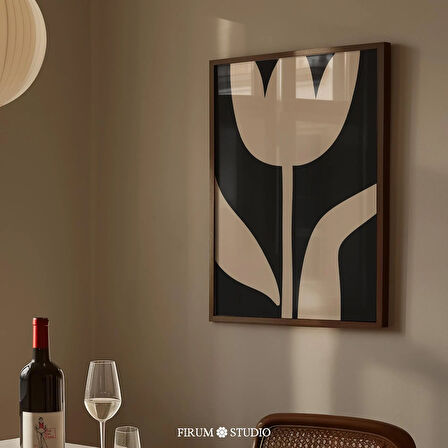 Karamsar Çiçek: Orta Yüzyıl Modern, Koyu Botanik Sanatı ()