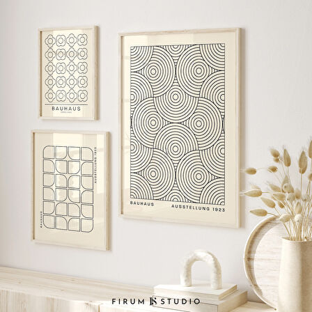 3'lü Nötr Soyut Sanat Seti, Modern Sanat