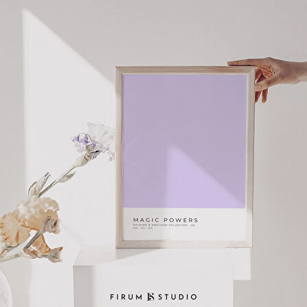 Pastel Mor Sanat, Renk Blok Sanatı, Danimarka Pastel Dekoru, Leylak Duvar Sanatı, Yurt Odası Duvar Dekoru