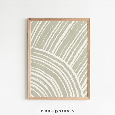 Fırça Darbeleri Sanatı, Adaçayı Yeşili Dekor, Adaçayı Yeşili, Japandi Dekor