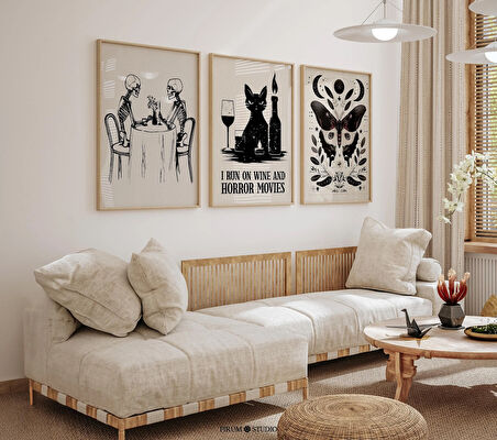 Trend Cadılar Bayramı 3'lü Duvar Sanatı Seti