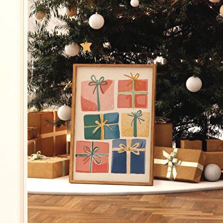 Soluk Renkler Retro Noel, Eklektik Mekanlar İçin Nostaljik Şenlik Dekoru | Bohem Tatil |