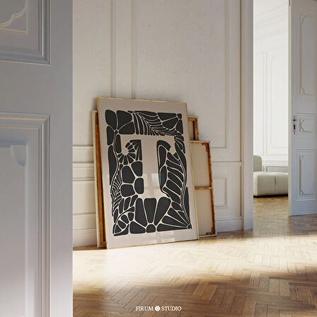 T Harfi Poster, Estetik Giriş Duvar Sanatı