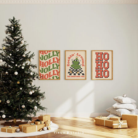 Retro Noel 3'lü Set