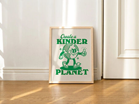 Retro Söz Duvar Dekoru, Retro İyi Titreşimler Duvarı, Vintage Poster