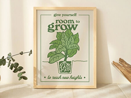 ÇERÇEVELİ Bohem Botanik Baskı, Estetik Poster, Çiçekli Duvar Sanatı, Retro Duvar Dekoru, Büyük Sanat Baskıları