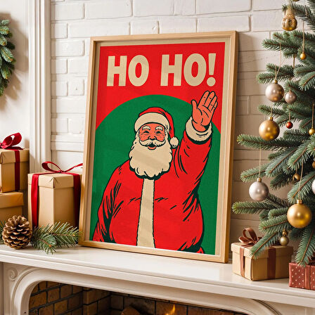 Vintage Noel Baba Noeli: Retro "Ho Ho" Tatil Dekoru ( & )