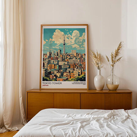 Japon Tokyo Posteri, Duvar Sanatı, Japon Duvar Sanatı