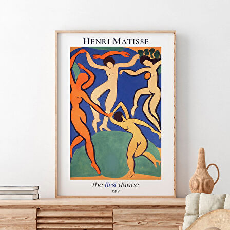 Matisse, İlk Dans, Henri Matisse, Matisse Duvar Sanatı, Ünlü Tablo, Matisse