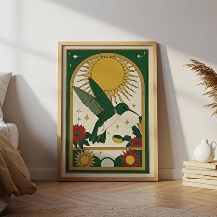 İskandinav Sinek Kuşu Sanatı: Çiçek Güneş Halk Sanatı ( & )