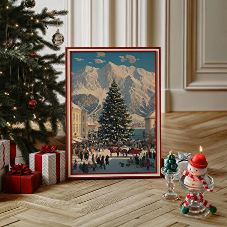 Avrupa Noel Pazarı Duvar Sanatı