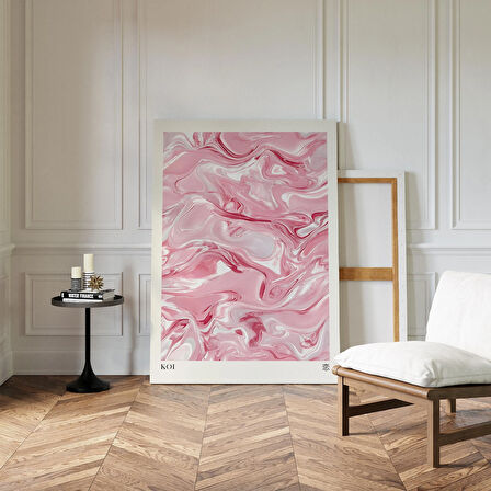 Pembe Japandi Duvar Sanatı, Pembe Huzurlu Sanat, Pembe Baskılar, Orta Yüzyıl Modern