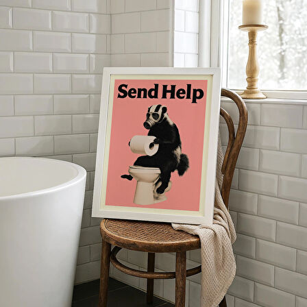 Retro Skunk Banyo: Mizah dolu Pop Art ( )