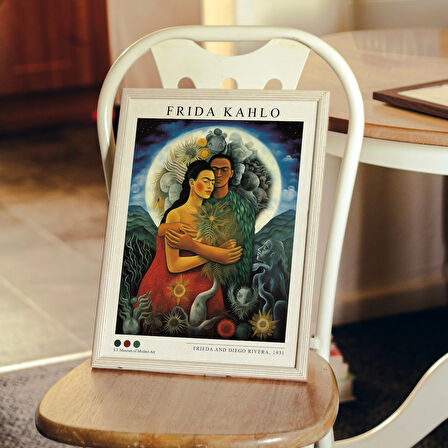 Frida Kahlo ve Diego Aşk Portresi, Frida Khalo, Frida Kahlos, Feminizm Pin, Duvar Sanatı