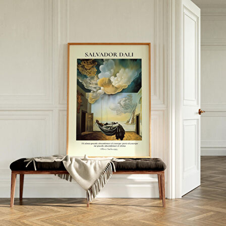Gerçeküstü Salvador Dali Esintili Sanat, Astral Projeksiyon Duvar Sanatı