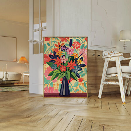 Matisse Esintili, Çiçek Pazarı Posteri, Matisse Duvar Sanatı, Çiçek Pazarı