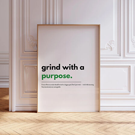 Amaçlı Öğütme: Motivasyonel Ofis Duvar Sanatı ( & )