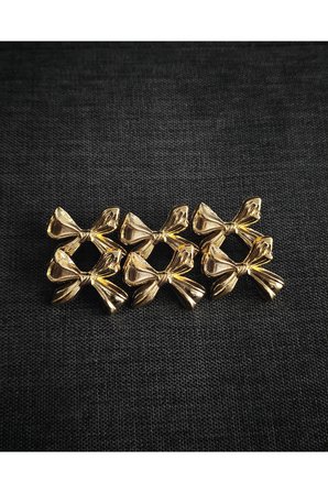Z.A.R.A Fiyonk Model Metal Gold Düğme 6 Adet 23 mm 36 boy