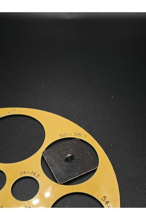 Antik Gümüş Oksit Renkli Extra Büyük Kare Metal Düğme 4 Adet 3.8 cm 60 boy