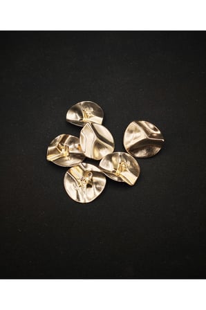 Z.A.R.A Özel tasarım 6lı gold üzeri kabartma detay büyük düğme seti(2.8cm)
