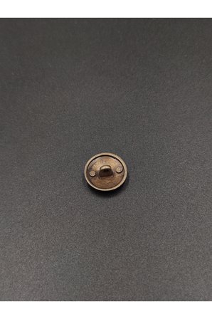 Metal Düğme Antik Sarı 17.8 mm 6 Adet