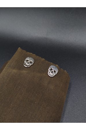Metal Düğme Kuru Kafa Free Nickel 6 Adet 14mm