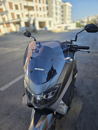MOTOCAM Yamaha Nmax Siperlik Ön Cam 2015-2020 Model 36cm Füme Renkli 4mm