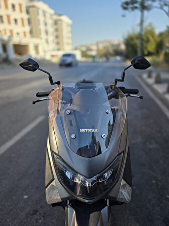 MOTOCAM Yamaha Nmax Siperlik Ön Cam 2015-2020 Model 36cm Şeffaf Renkli 4mm