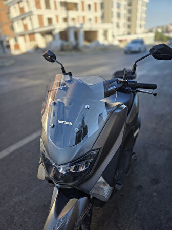 MOTOCAM Yamaha Nmax Siperlik Ön Cam 2015-2020 Model 36cm Şeffaf Renkli 4mm