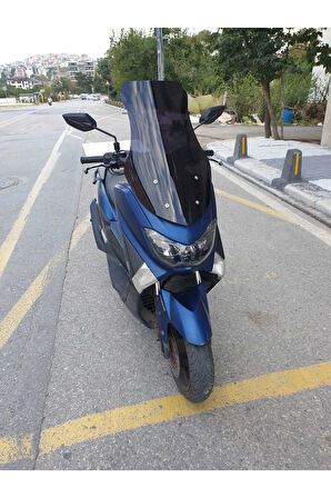 Yamaha Nmax Siperlik Ön Cam 2015 2020 Model 69cm Siyah Renkli 4mm