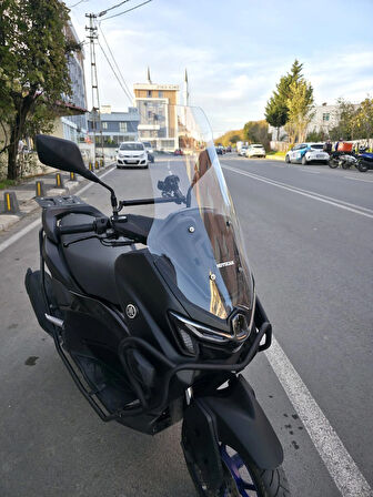 MOTOCAM Yamaha Nmax Siperlik Ön Cam 2025 Model 72cm Şeffaf Renkli 4mm