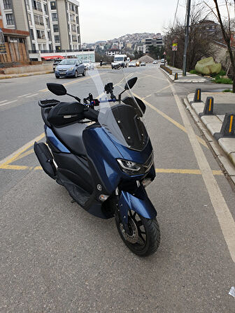 MOTOCAM Yamaha Nmax Siperlik Ön Cam 2021-2025 Model 72cm Şeffaf Renkli 4mm UZUN CAM