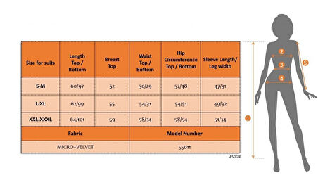 Nnstartshopping  Kadın Uzun Kollu V Yaka Göğüs Altı Kadife Detay Mikro Ikili Takım