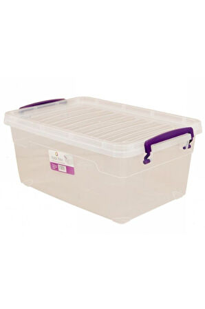 Nnstartshopping  Şeffaf Çok Amaçlı 30 Lt Dikdörtgen Saklama Kabı 48x32x29 Royaleks-82113