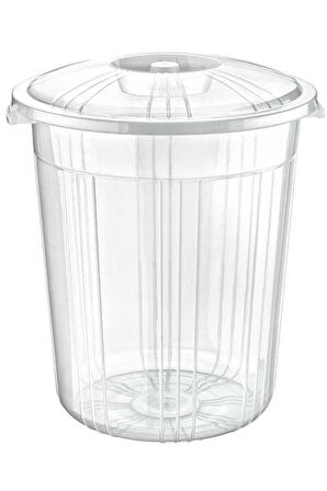 Nnstartshopping  Şeffaf Erzak Kabı 90Lt Jumbo Royaleks-AK276