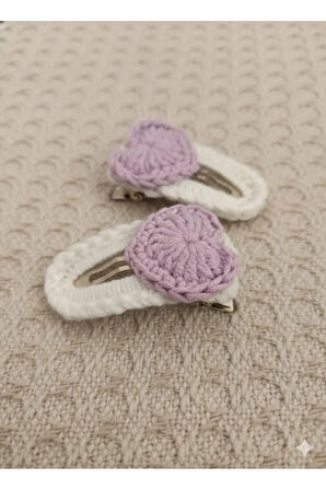 Örgü Figürlü El Yapımı Kız Çocuk Sevimli Saç Tokası