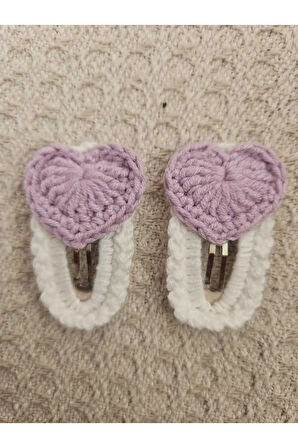 Örgü Figürlü El Yapımı Kız Çocuk Sevimli Saç Tokası